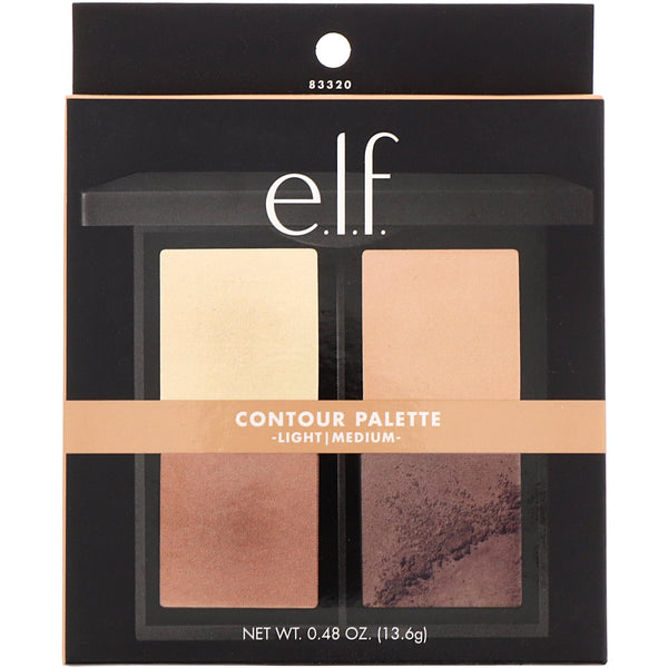 E.L.F., Contour Palette, 4 Shades, 0.56 oz (16 g) - The Supplement Shop