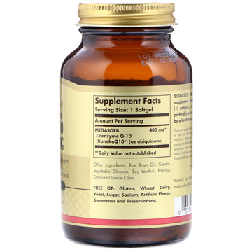 Solgar, Megasorb CoQ-10, 400 mg, 60 Softgels