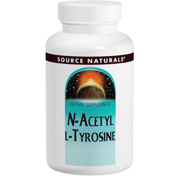 Source Naturals, N-Acetyl L-Tyrosine, 300 mg, 120 Tablets - The Supplement Shop