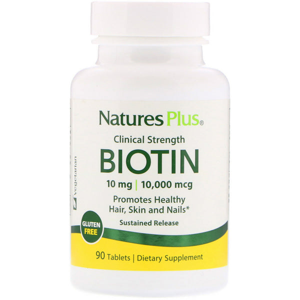 Nature's Plus, Biotin, Sustained Release, 90 Tablets