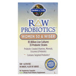 Garden of Life, RAW Probiotics, Women 50 & Wiser, 90 Vegetarian Capsules - The Supplement Shop