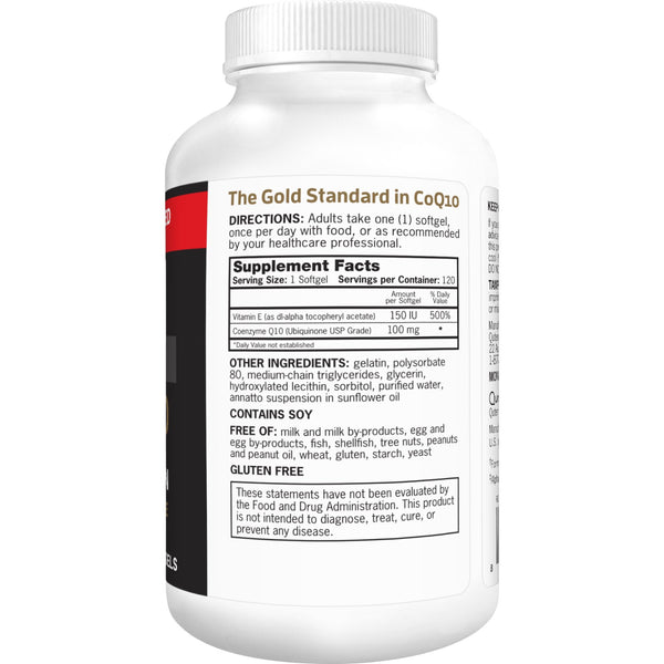 Qunol, Ultra CoQ10, 100 mg, 120 Softgels - The Supplement Shop