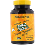 Nature's Plus, Orange Juice Jr., Vitamin C Supplement, 100 mg, 180 Tablets - The Supplement Shop