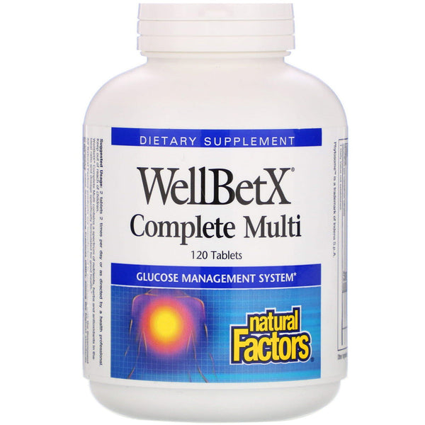 Natural Factors, WellBetX Complete Multi, 120 Tablets