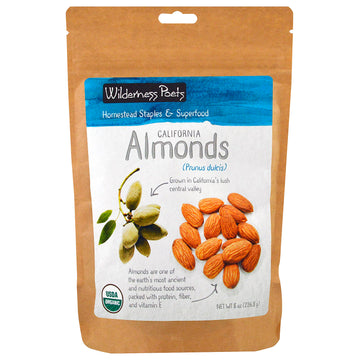 Wilderness Poets, California Almonds, 8 oz (226.8 g)