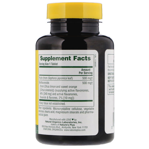 Nature's Plus, Biorutin, 1000 mg, 90 Tablets - The Supplement Shop