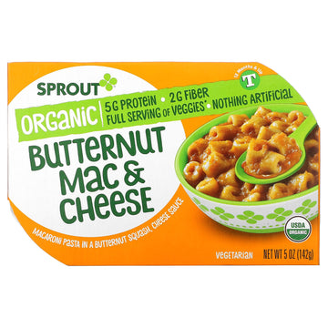 Sprout Organic, Butternut Mac & Cheese, 12 Months and Up, 5 oz ( 142 g)