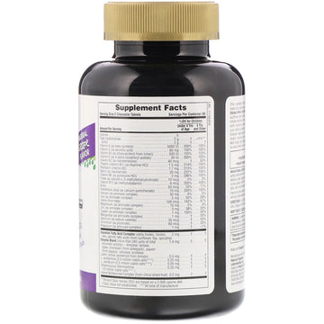 NaturesPlus, Animal Parade Gold, Children's Multivitamin Chewable Supplement, Grape, 120 Animal-Shaped Tablets