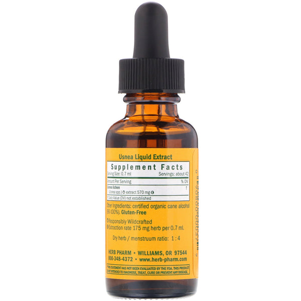 Herb Pharm, Usnea, 1 fl oz (30 ml) - The Supplement Shop