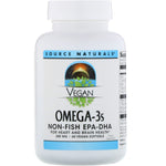 Source Naturals, Vegan Omega-3S, Non-Fish EPA-DHA, 300 mg, 60 Vegan Softgels - The Supplement Shop
