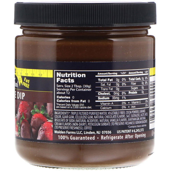 Walden Farms, Chocolate Dip, 12 oz (340 g) - The Supplement Shop