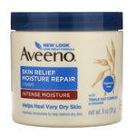 Aveeno, Active Naturals, Skin Relief Moisture Repair Cream, Fragrance Free, 11 oz (311 g) - The Supplement Shop