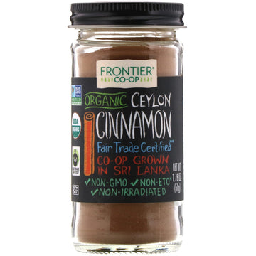 Frontier Natural Products, Organic Ceylon Cinnamon, 1.76 oz (50 g)