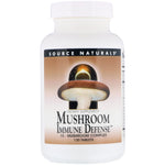 Source Naturals, Mushroom Immune Defense, 15-Mushroom Complex, 120 Tablets - The Supplement Shop