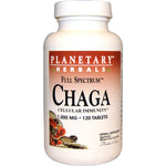 Planetary Herbals, Full Spectrum Chaga, 1,000 mg, 120 Tablets - The Supplement Shop