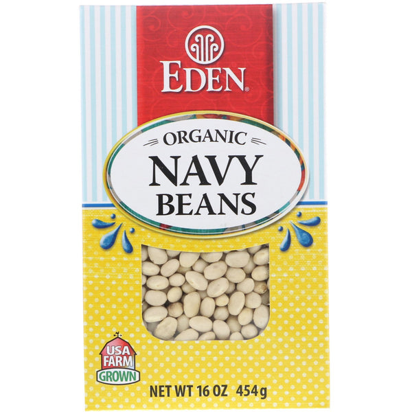 Eden Foods, Organic Navy Beans, 16 oz (454 g) - The Supplement Shop