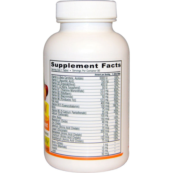 Deva, Vegan, Multivitamin & Mineral Supplement, Iron Free, 90 Coated Tablets - The Supplement Shop