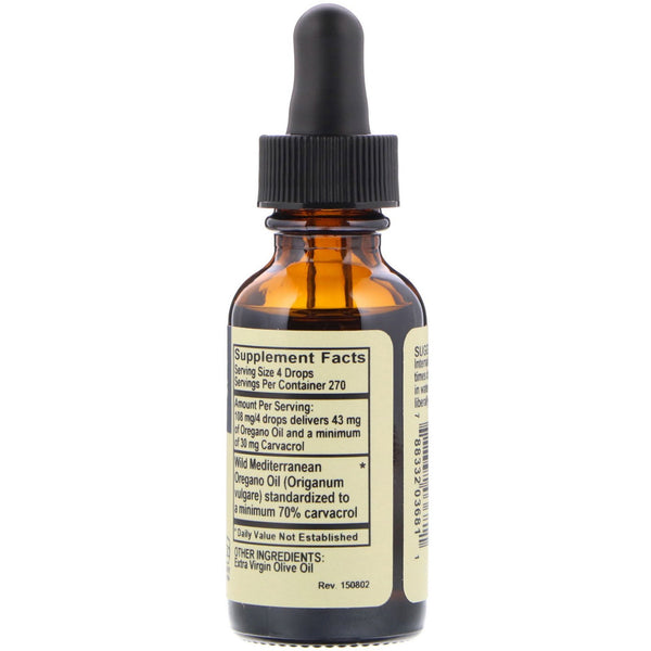 Vitality Works, Oregano Oil, 1 fl oz (30 ml) - The Supplement Shop