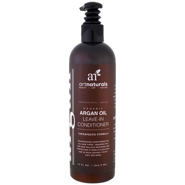 Artnaturals, Organic Argan Oil Leave-In Conditioner, Therapeutic Formula , 12 fl oz (354.9 ml) - The Supplement Shop