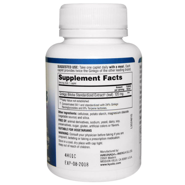 Kyolic, Brain Focus, 60 Vegetarian Caplets - The Supplement Shop