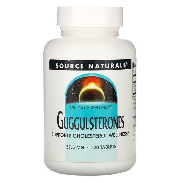 Source Naturals, Guggulsterones, 37.5 mg, 120 Tablets - The Supplement Shop