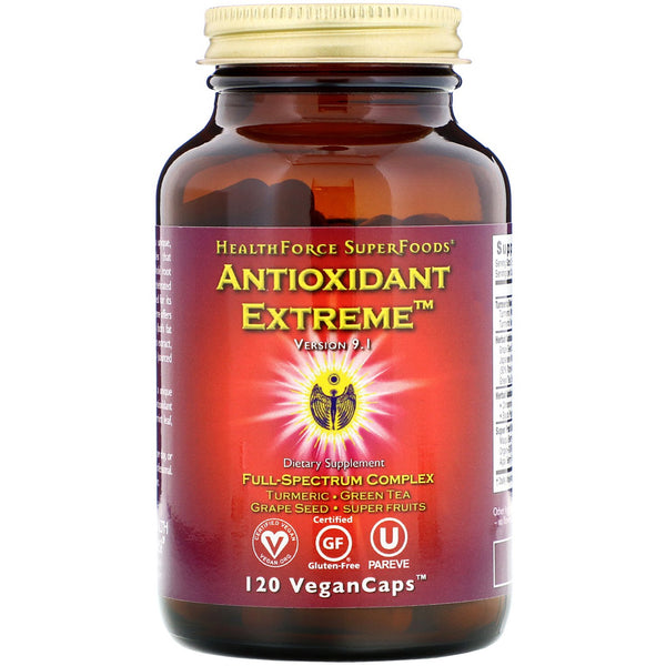 HealthForce Superfoods, Antioxidant Extreme, Version 9.1, 120 VeganCaps - The Supplement Shop