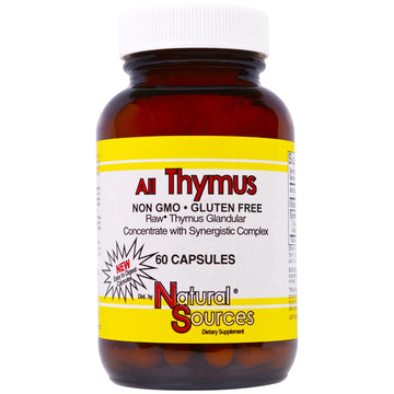 Natural Sources, All Thymus, 60 Capsules