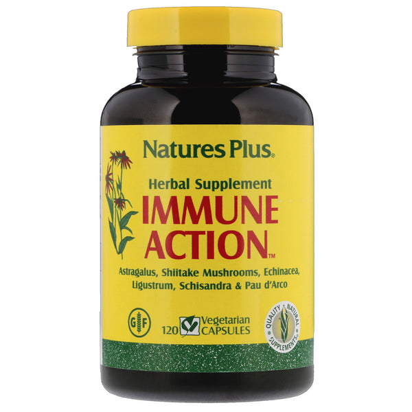Nature's Plus, Immune Action, 120 Vegetarian Capsules - The Supplement Shop