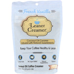 Leaner Creamer, Coconut Oil Coffee Creamer, French Vanilla, 9.87 oz (280 g) - The Supplement Shop