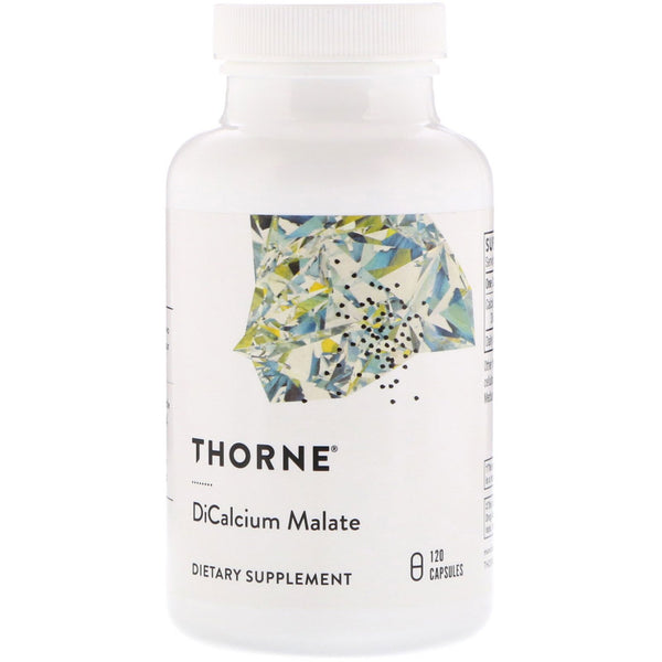 Thorne Research, Dicalcium Malate, 120 Capsules - The Supplement Shop