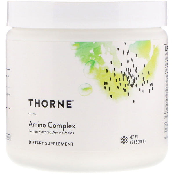 Thorne Research, Amino Complex, Lemon Flavored, 7.7 oz (219 g) - The Supplement Shop