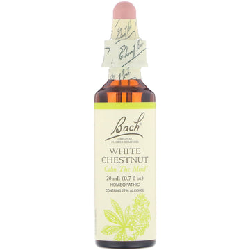 Bach, Original Flower Remedies, White Chestnut, 0.7 fl oz (20 ml)