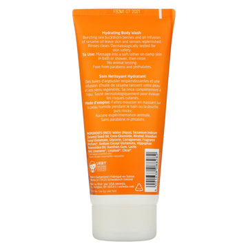 Weleda, Hydrating Body Wash, Sea Buckthorn Extracts, 6.8 fl oz (200 ml)