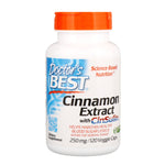 Doctor's Best, Cinnamon Extract with CinSulin, 250 mg , 120 Veggie Caps - The Supplement Shop