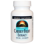 Source Naturals, Cherry Fruit Extract, 500 mg, 90 Tablets - The Supplement Shop