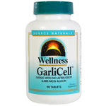 Source Naturals, Wellness, GarliCell, 6,000 mcg, 90 Tablets - The Supplement Shop