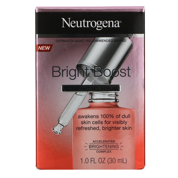 Neutrogena, Bright Boost, Illuminating Serum, 1.0 fl oz (30 ml) - The Supplement Shop