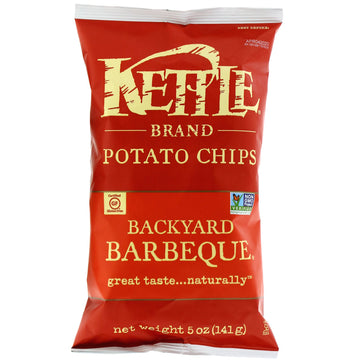 Kettle Foods, Potato Chips, Backyard Barbeque, 5 oz (141 g)