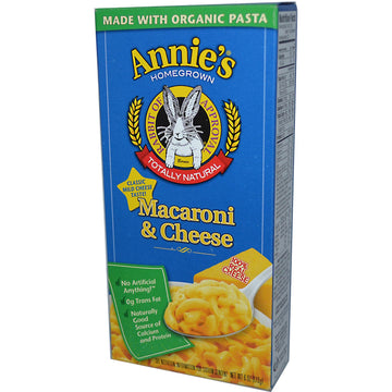 Annie's Homegrown, Macaroni & Cheese, Classic Mild Cheese, 6 oz (170 g)