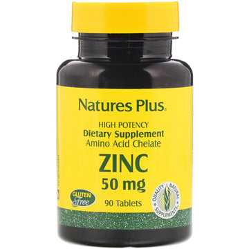 Nature's Plus, Zinc, 50 mg, 90 Tablets