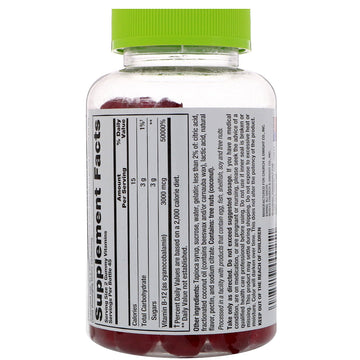 VitaFusion, Extra Strength B-12, Natural Cherry Flavor, 3,000 mcg, 90 Gummies