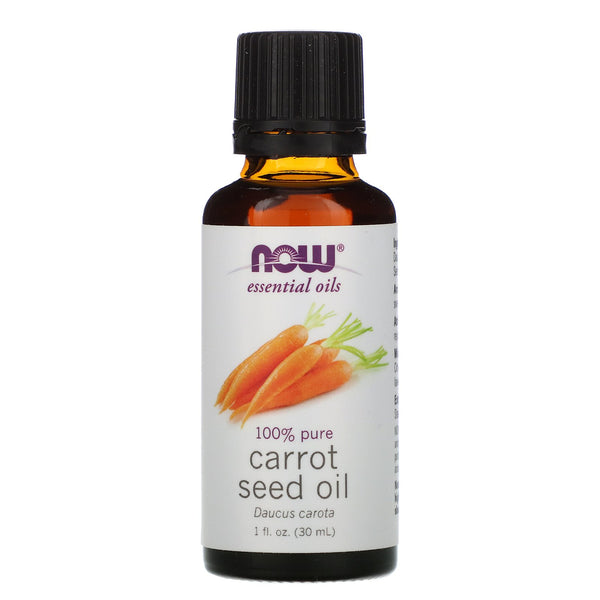 Now Foods, Essential Oils, Carrot Seed Oil, 1 fl. oz. (30 ml) - The Supplement Shop