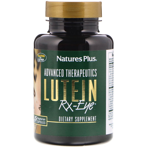 Nature's Plus, Advanced Therapeutics, Lutein RX-Eye, 60 Vegetarian Capsules - The Supplement Shop