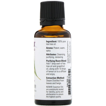 NOW Foods, Essential Oils, Tea Tree, 1 fl oz (30 ml)
