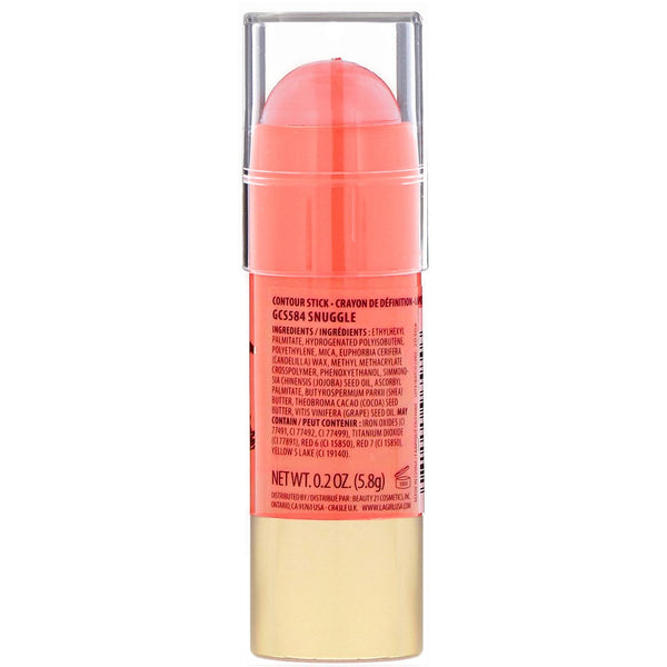 L.A. Girl, Velvet Blush Contour Stick, Snuggle, 0.2 oz (5.8 g) - The Supplement Shop