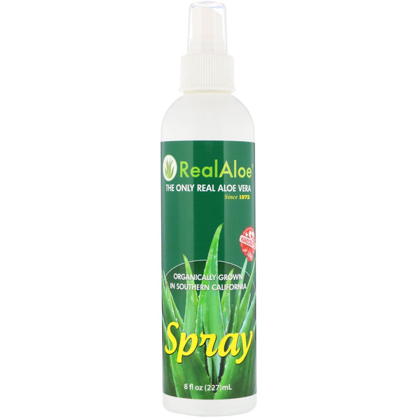 Real Aloe, Aloe Vera Spray, 8 fl oz (227 ml) - The Supplement Shop