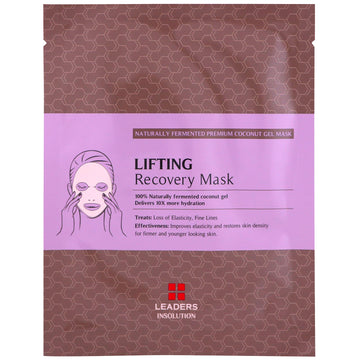 Leaders, Coconut Gel Lifting Recovery Mask, 1 Sheet, 30 ml
