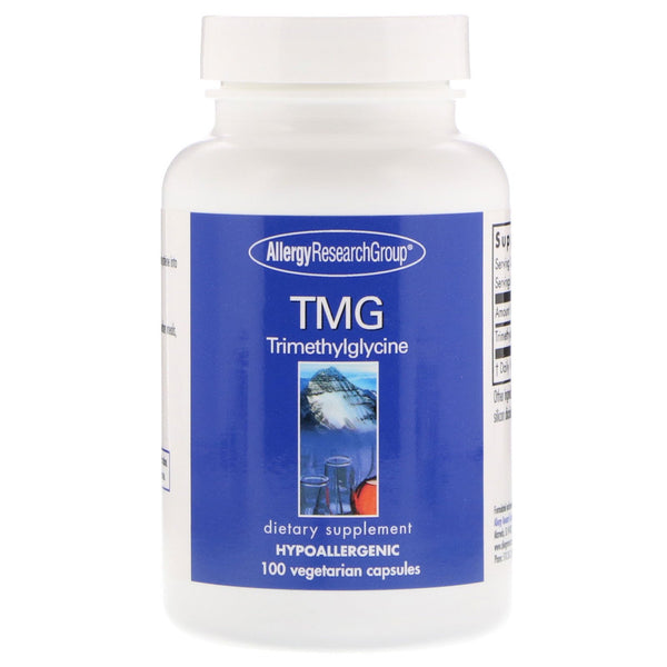 Allergy Research Group, TMG Trimethylglycine, 100 Vegetarian Capsules - The Supplement Shop