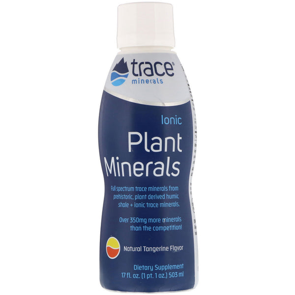 Trace Minerals Research, Ionic Plant Minerals, Natural Tangerine Flavor, 17 fl oz (503 ml) - The Supplement Shop