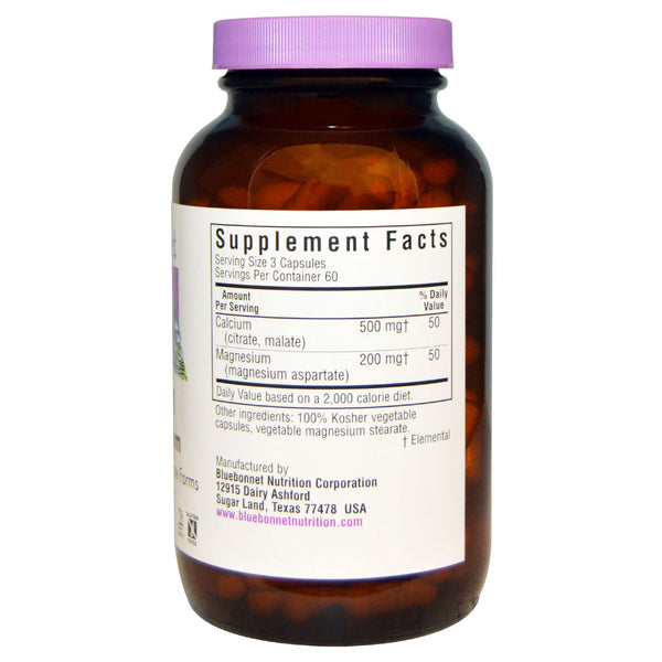 Bluebonnet Nutrition, Calcium Plus Magnesium, 180 Vcaps - The Supplement Shop
